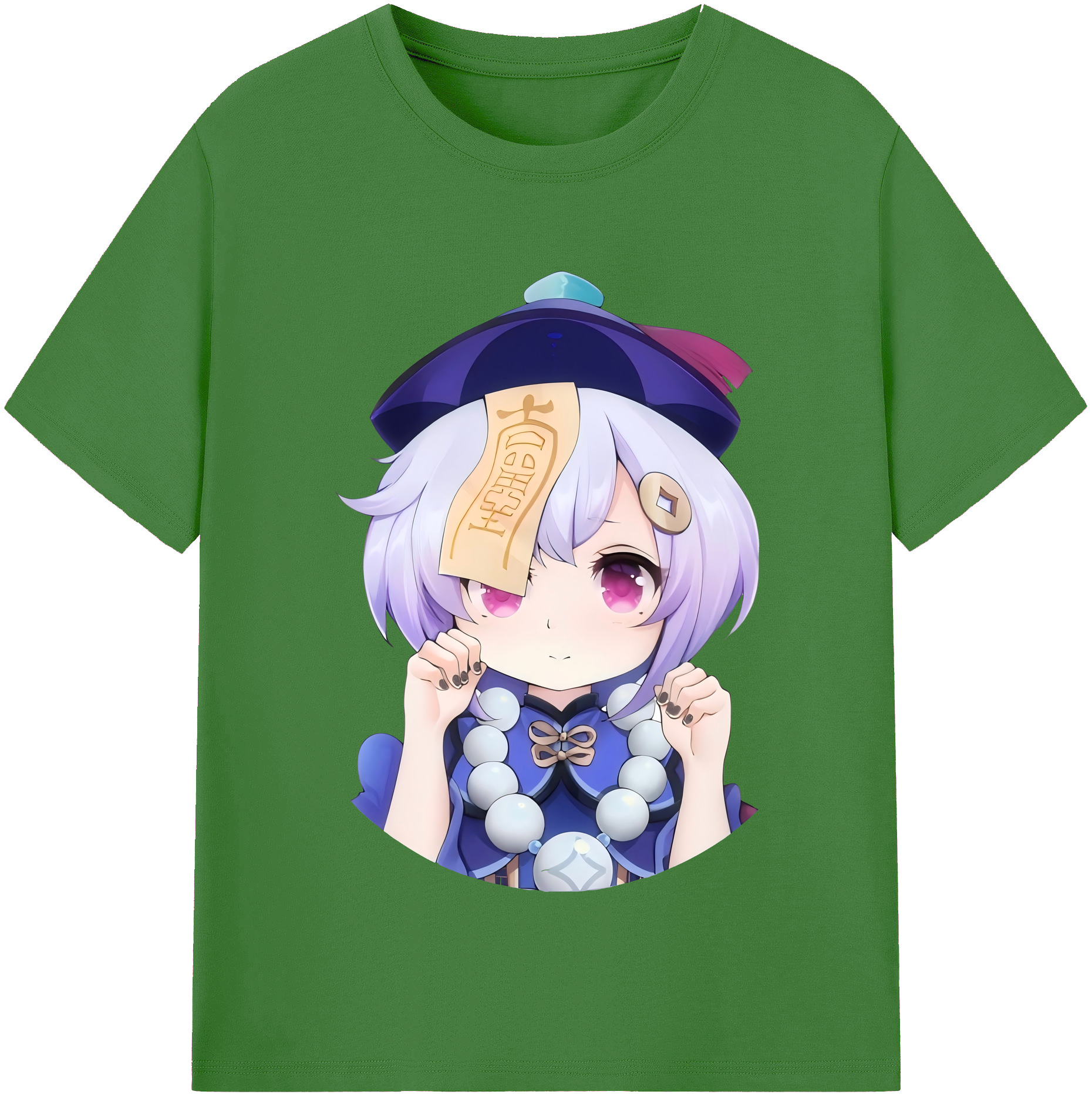 げんし神 七七 なな  genshin Nana レディースカジュアルプリントTシャツ（綿100％）